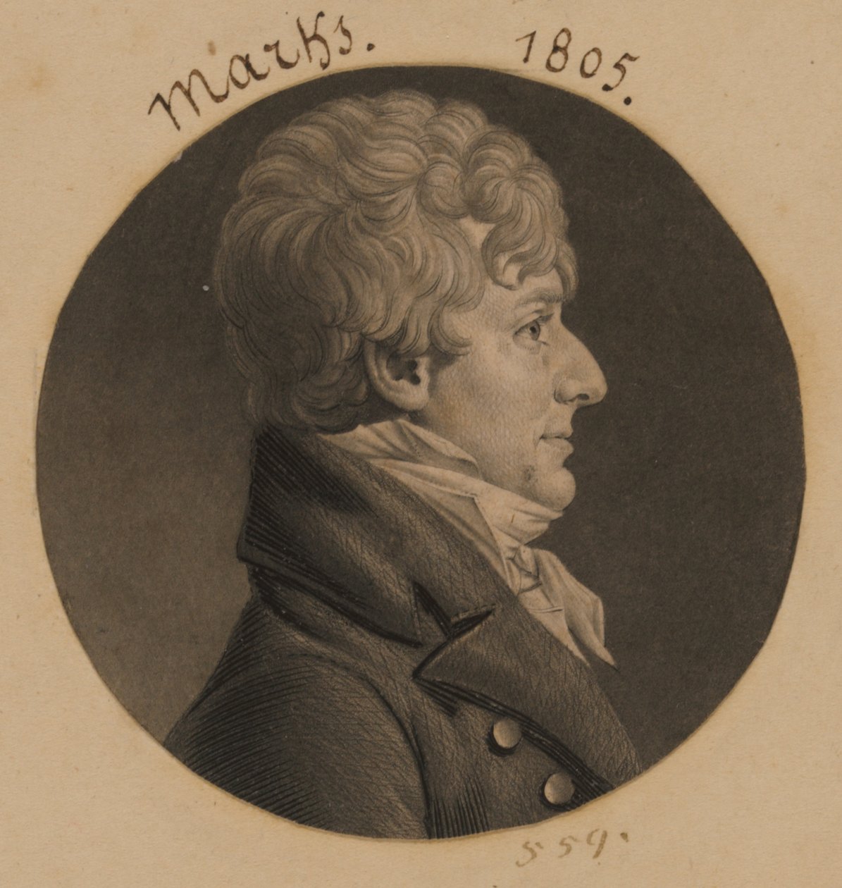 Hyman Marks alkotó: Charles Balthazar Julien Févret de Saint-Mémin