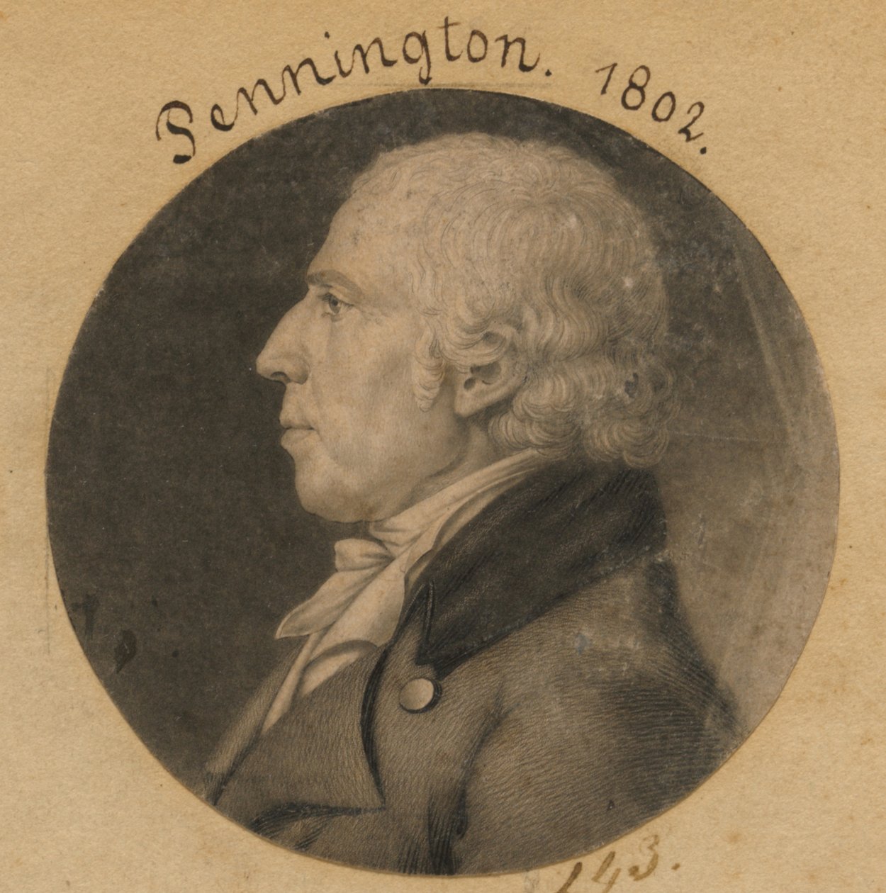 Isaac Penington alkotó: Charles Balthazar Julien Févret de Saint-Mémin