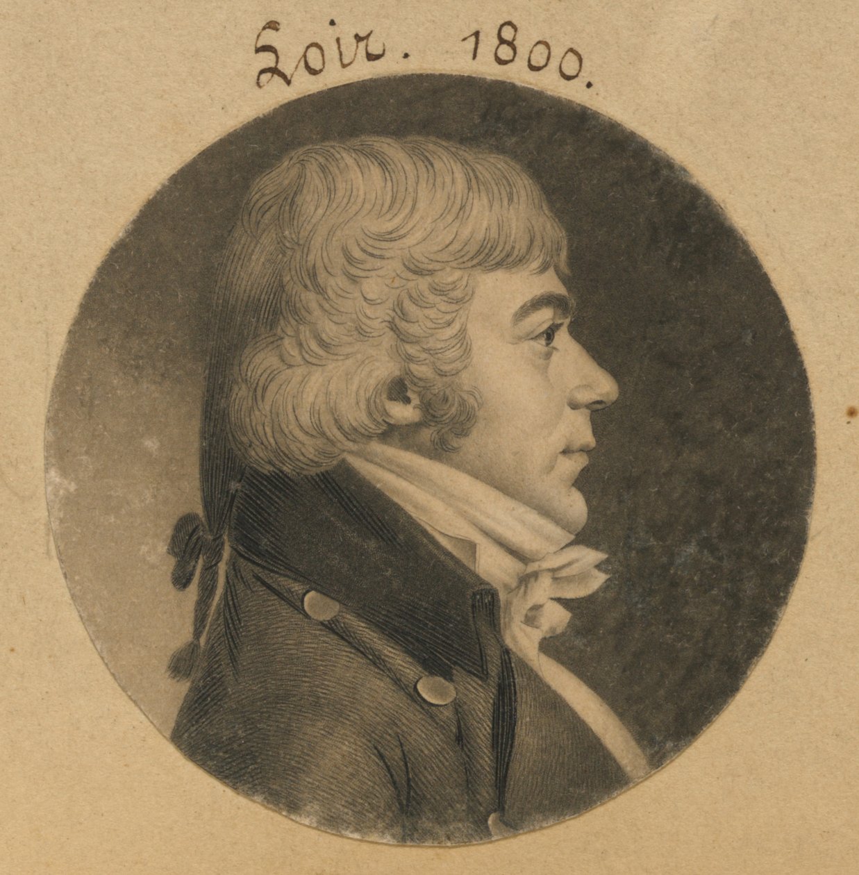J. B. Loir alkotó: Charles Balthazar Julien Févret de Saint-Mémin