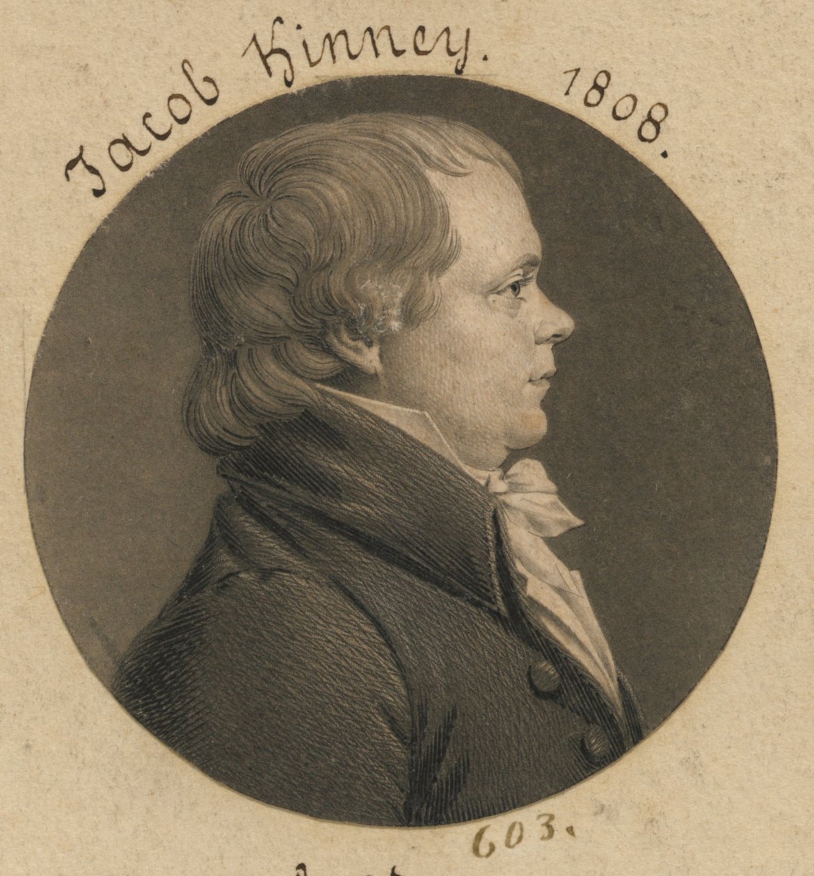Jacob Kinney alkotó: Charles Balthazar Julien Févret de Saint-Mémin