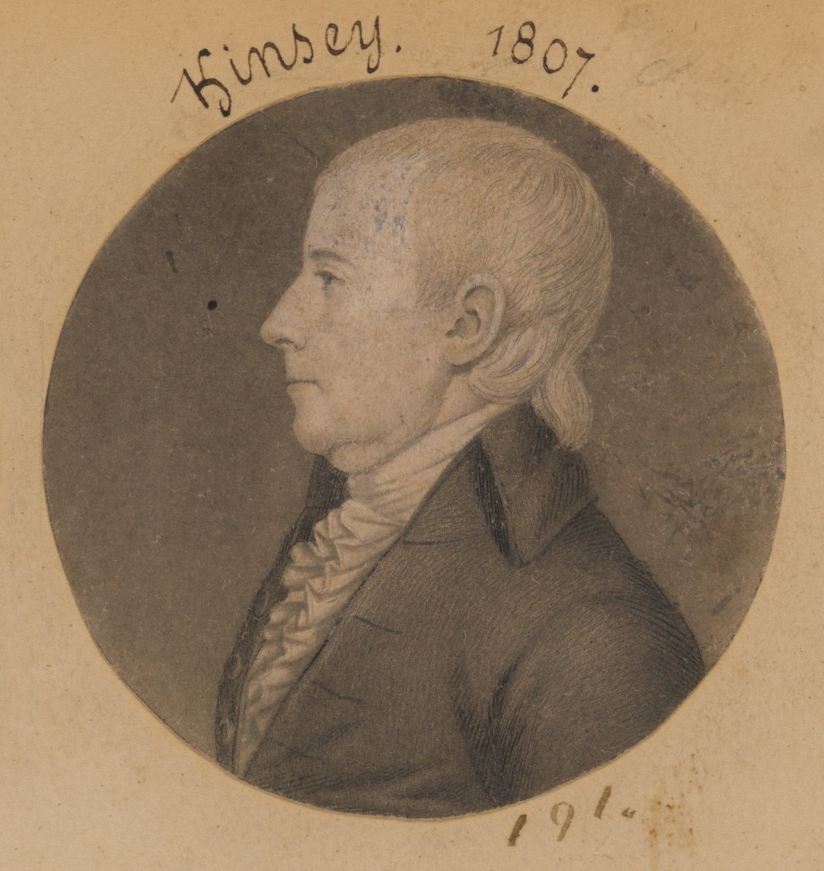 James Kinsey alkotó: Charles Balthazar Julien Févret de Saint-Mémin