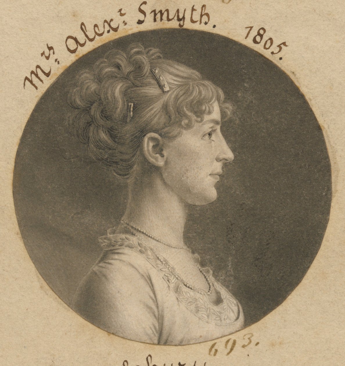 Jane Barr Stuart Newton alkotó: Charles Balthazar Julien Févret de Saint-Mémin