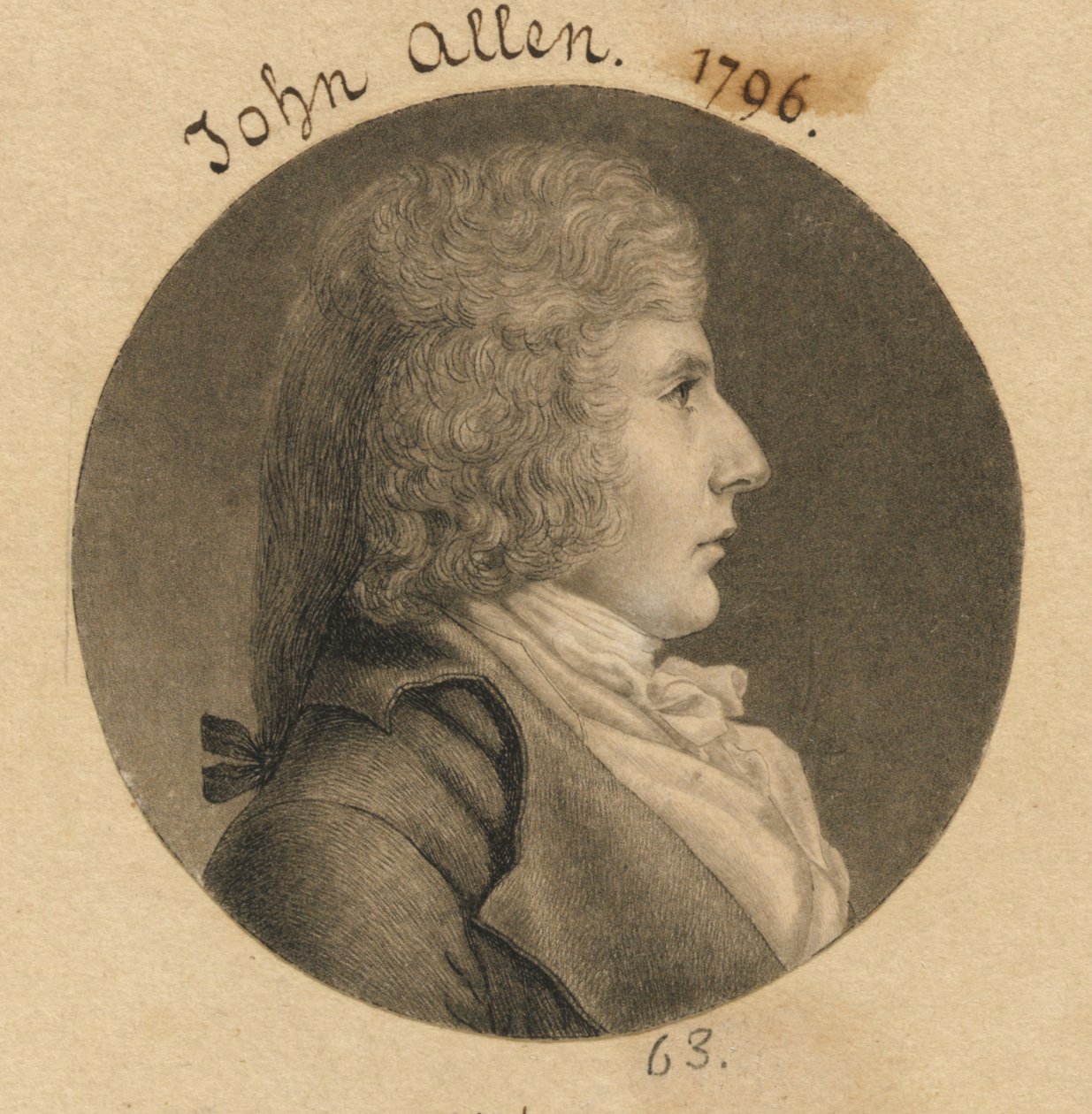 John Allen alkotó: Charles Balthazar Julien Févret de Saint-Mémin