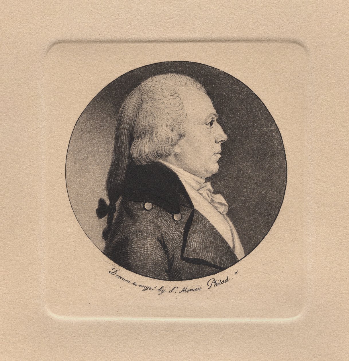 John Bohlen alkotó: Charles Balthazar Julien Févret de Saint-Mémin