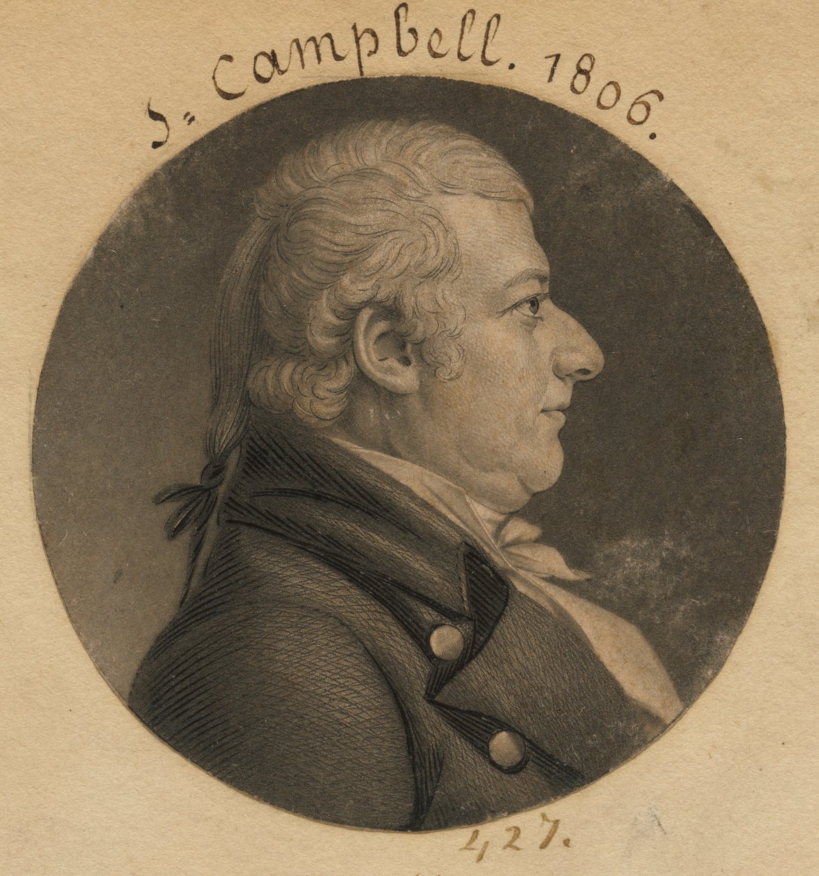 John Campbell alkotó: Charles Balthazar Julien Févret de Saint-Mémin