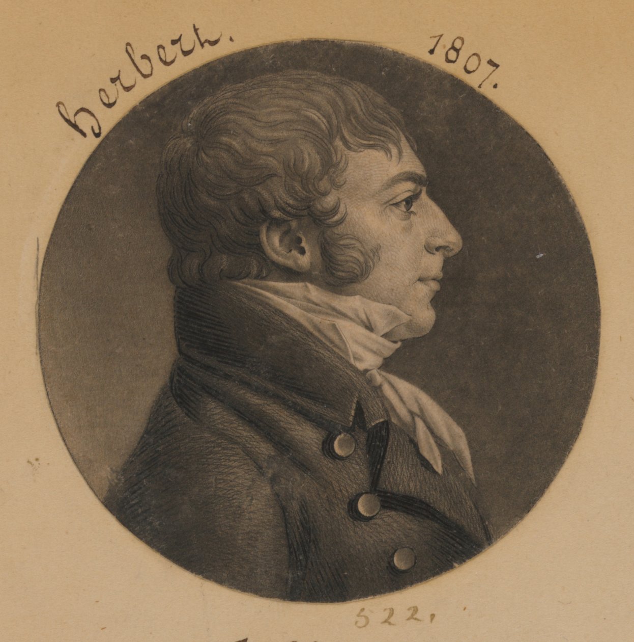 John Carlyle Herbert alkotó: Charles Balthazar Julien Févret de Saint-Mémin