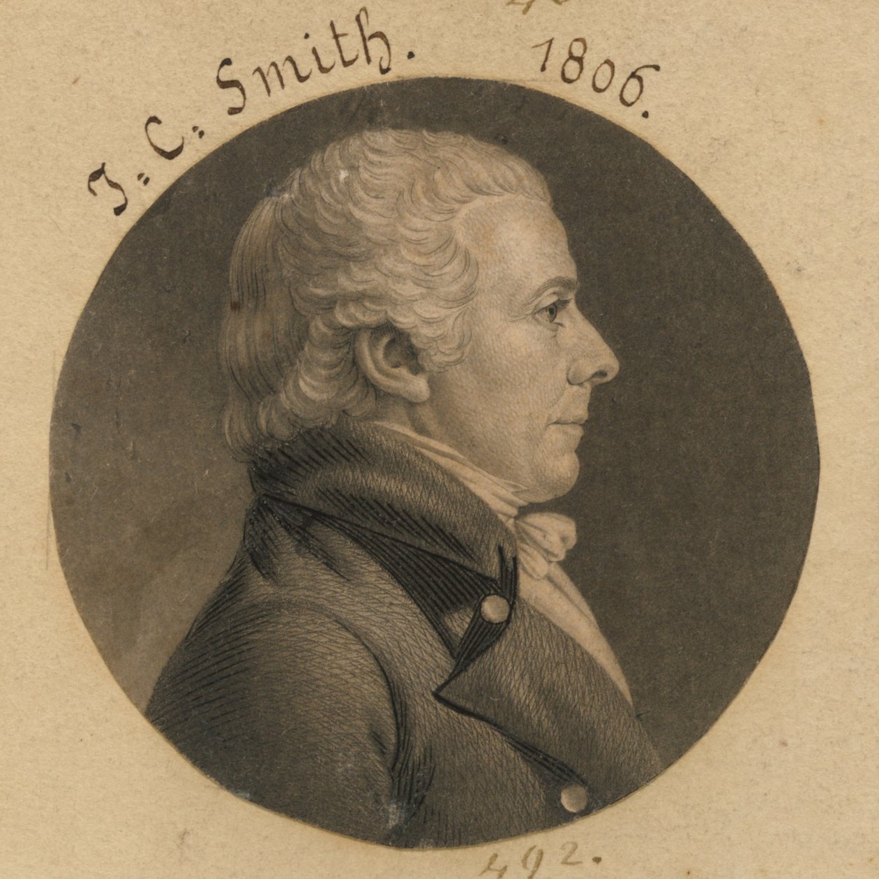 John Cotton Smith alkotó: Charles Balthazar Julien Févret de Saint-Mémin