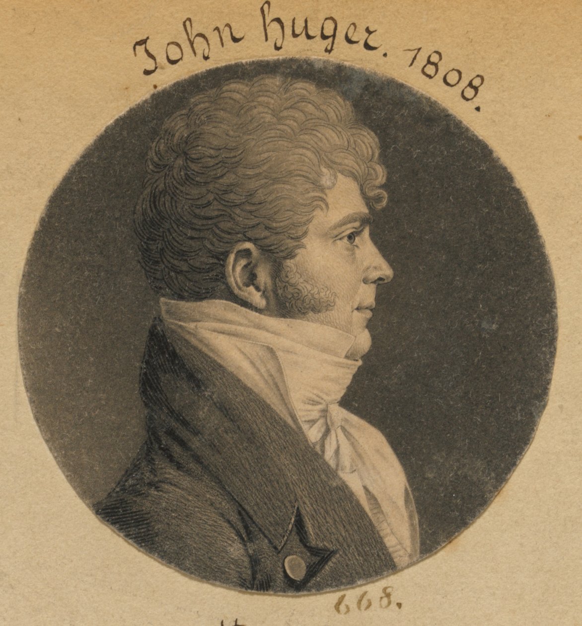 John Huger alkotó: Charles Balthazar Julien Févret de Saint-Mémin