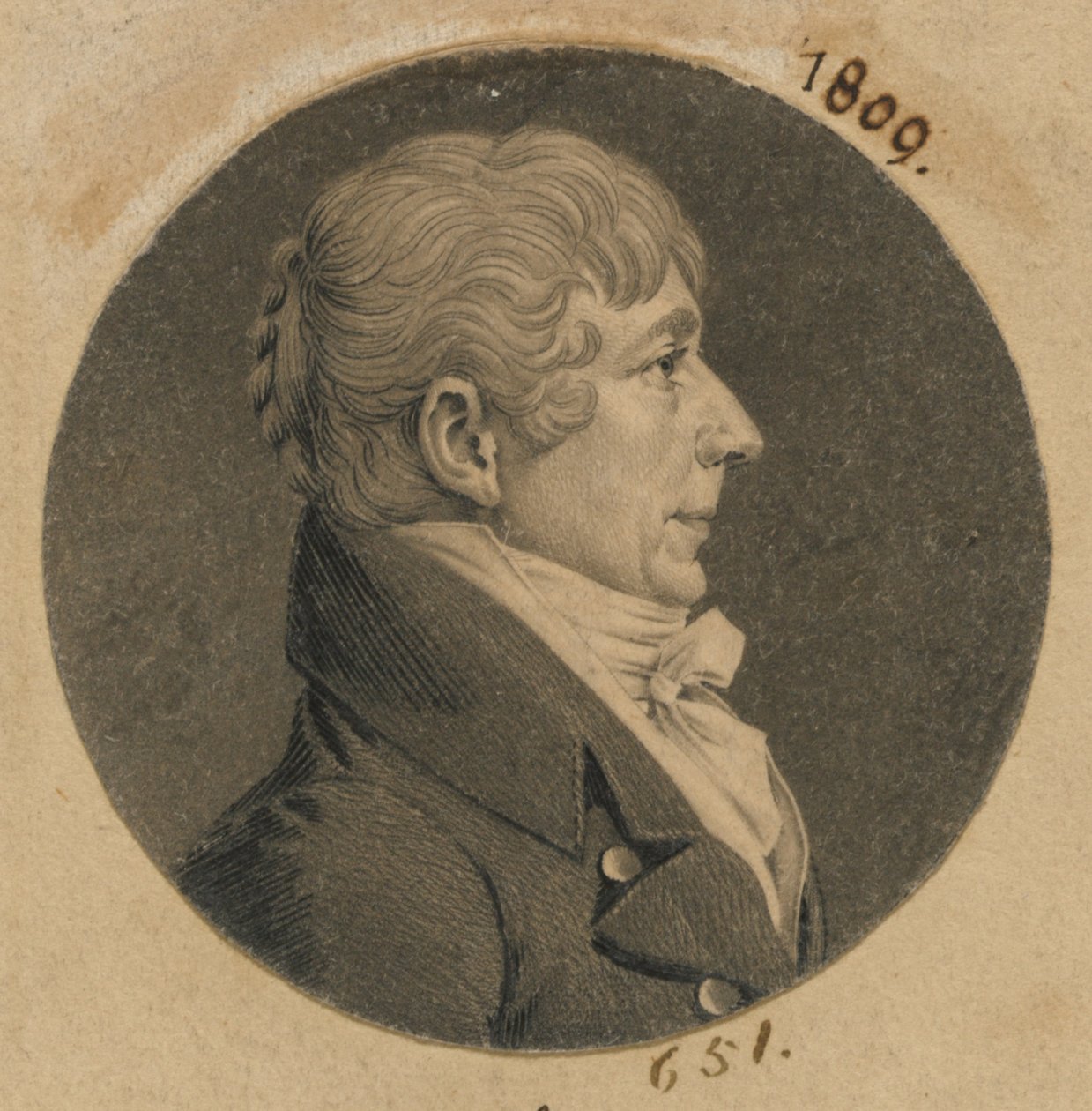 John Moncreif alkotó: Charles Balthazar Julien Févret de Saint-Mémin