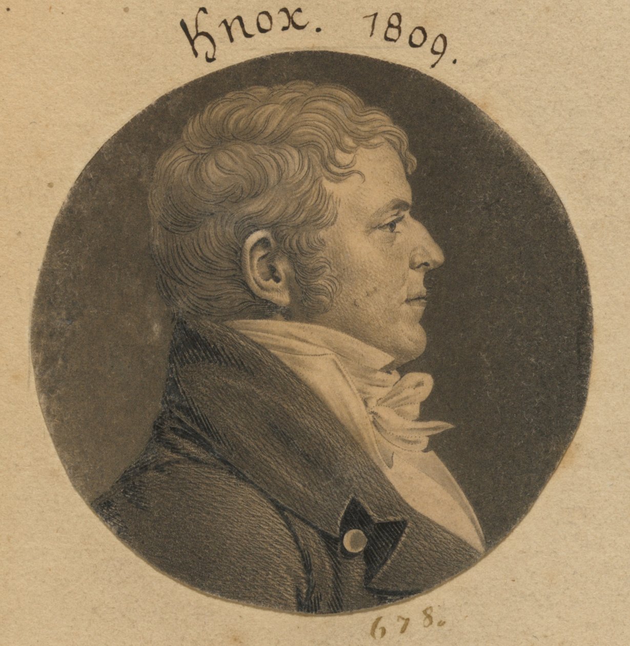 Knox alkotó: Charles Balthazar Julien Févret de Saint-Mémin