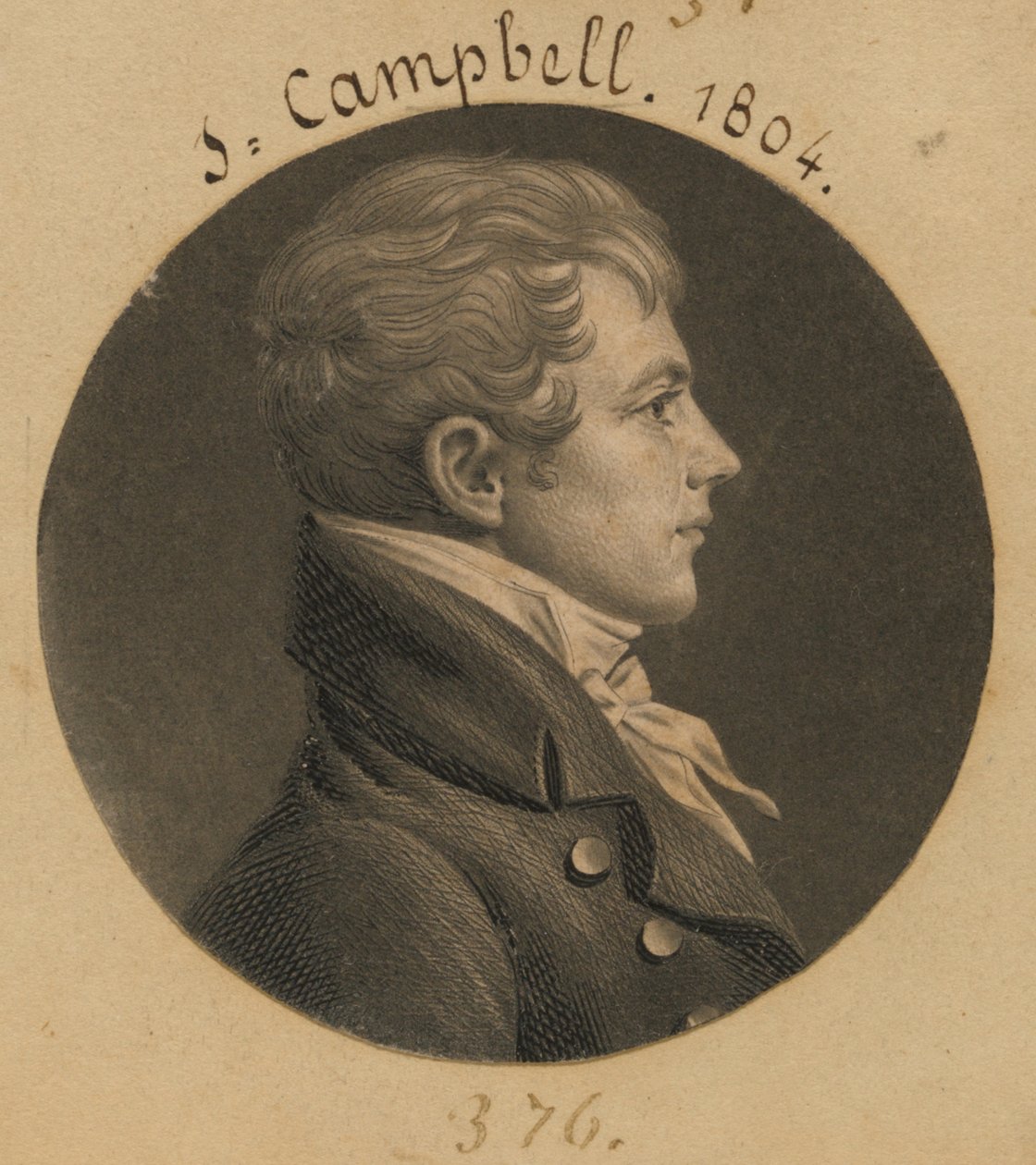 Levin Hicks Campbell alkotó: Charles Balthazar Julien Févret de Saint-Mémin