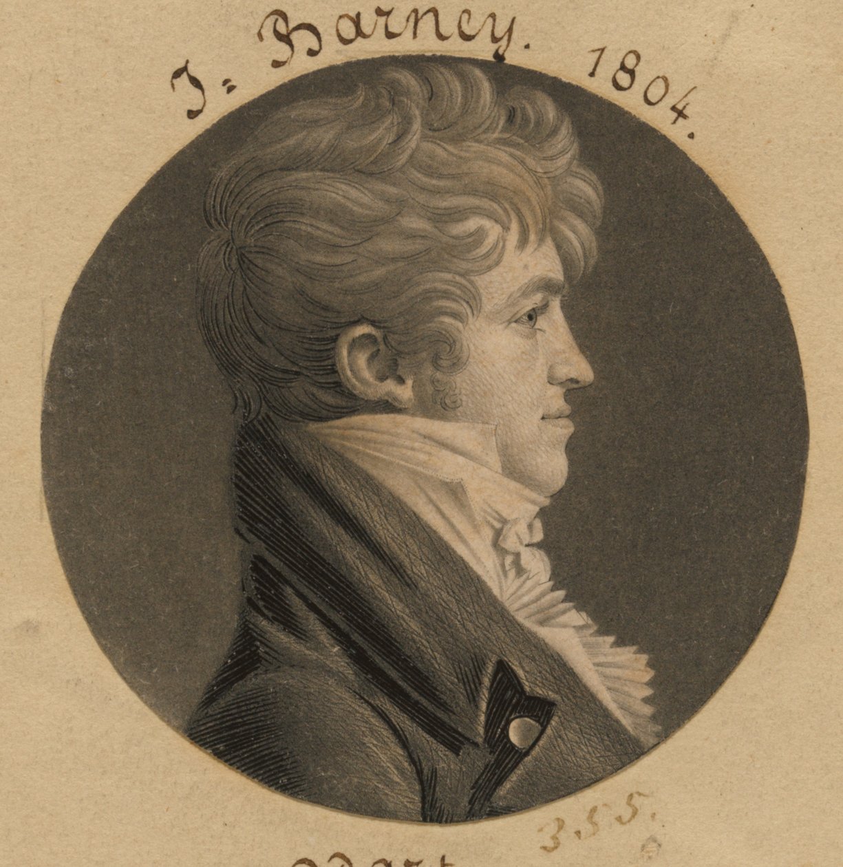 Louis Barney alkotó: Charles Balthazar Julien Févret de Saint-Mémin