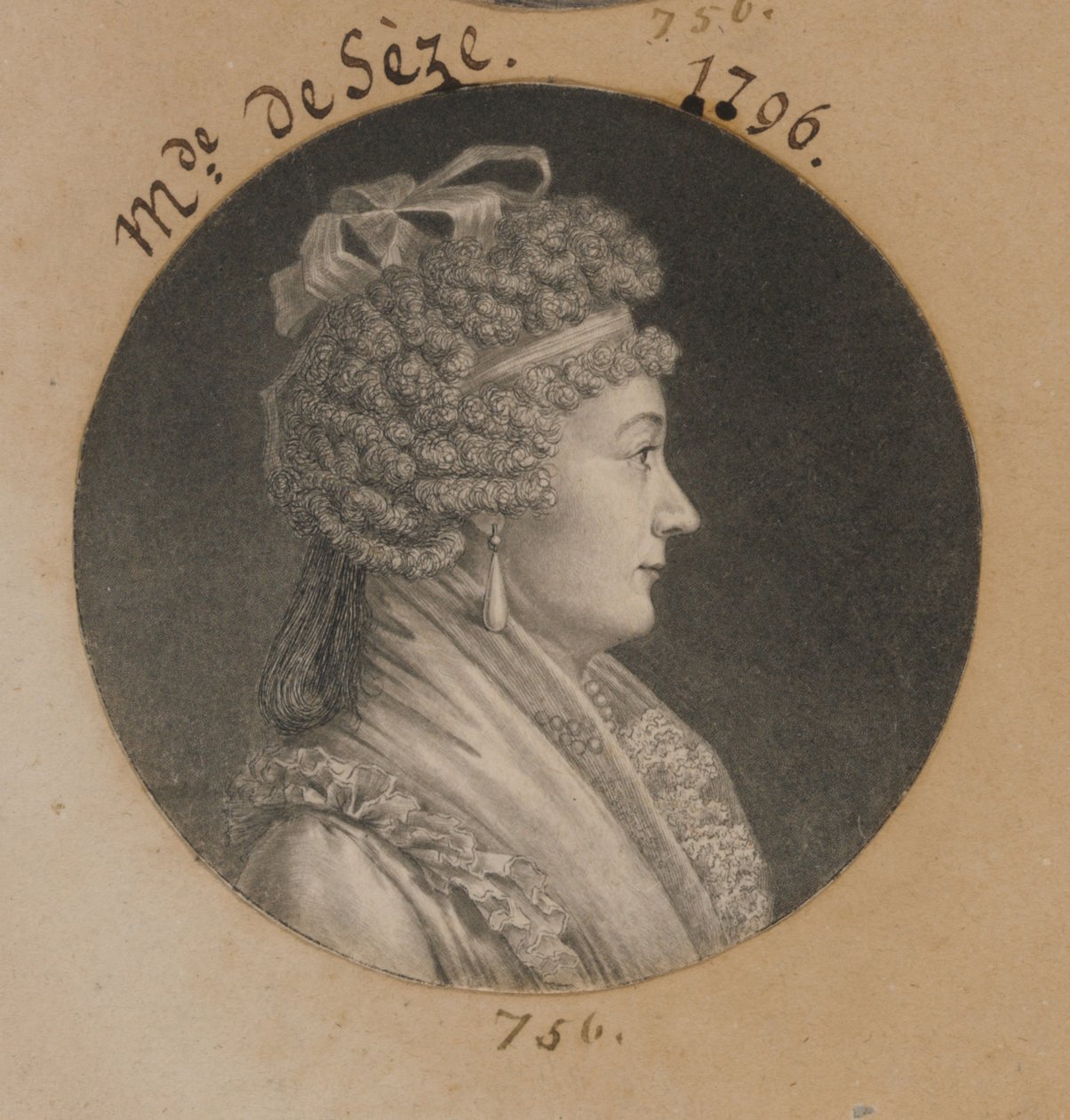 Madame de Sèze alkotó: Charles Balthazar Julien Févret de Saint-Mémin