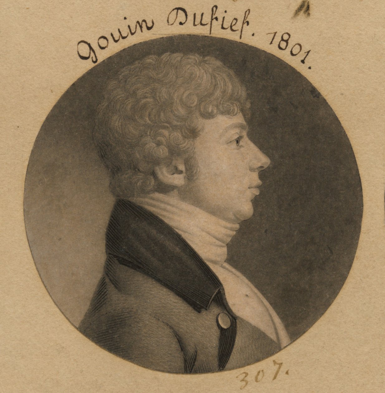 Nicholas Gouin Dufief alkotó: Charles Balthazar Julien Févret de Saint-Mémin