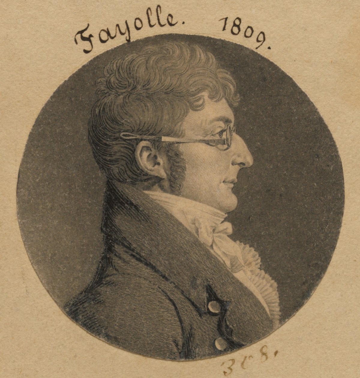 Peter Fayolle alkotó: Charles Balthazar Julien Févret de Saint-Mémin