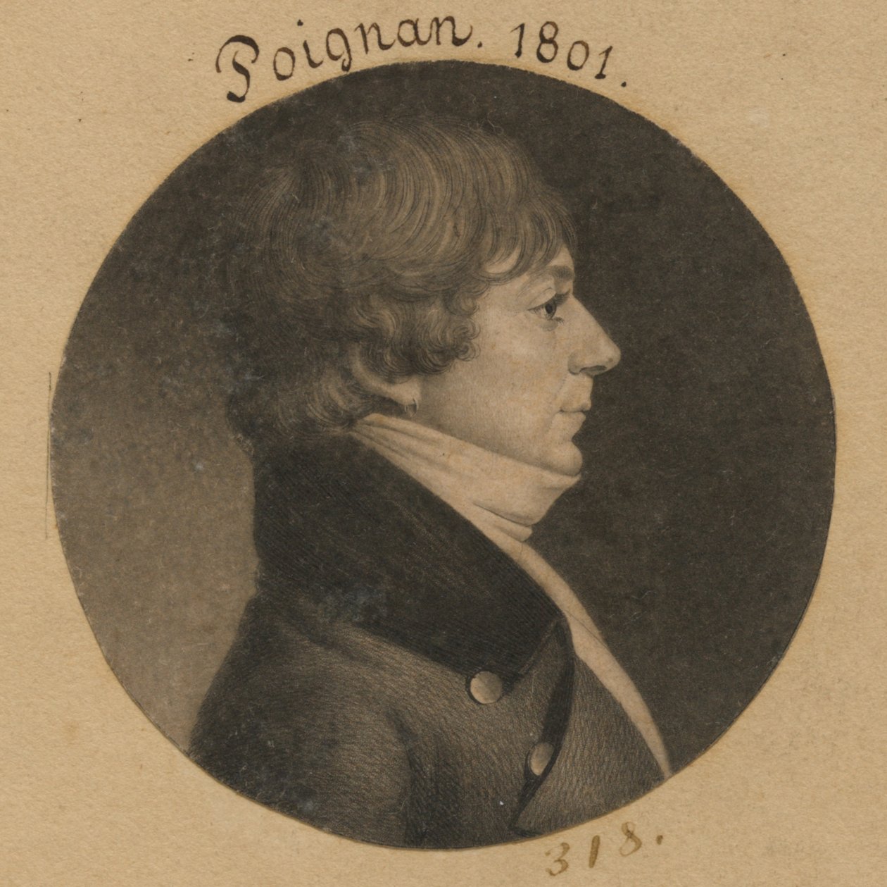 Poignan alkotó: Charles Balthazar Julien Févret de Saint-Mémin