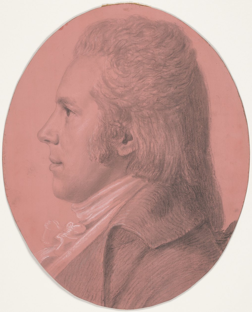 Georges Arnold Fitzwilliam portréja alkotó: Charles Balthazar Julien Févret de Saint-Mémin