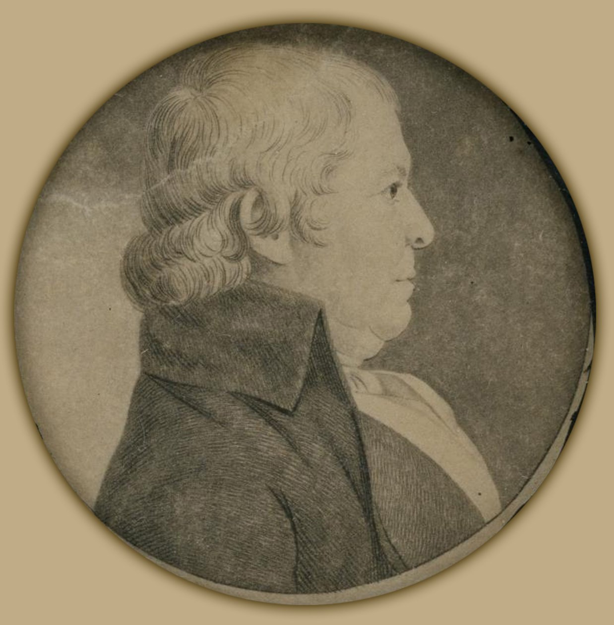 Paul Revere, Jr. portréja alkotó: Charles Balthazar Julien Févret de Saint-Mémin