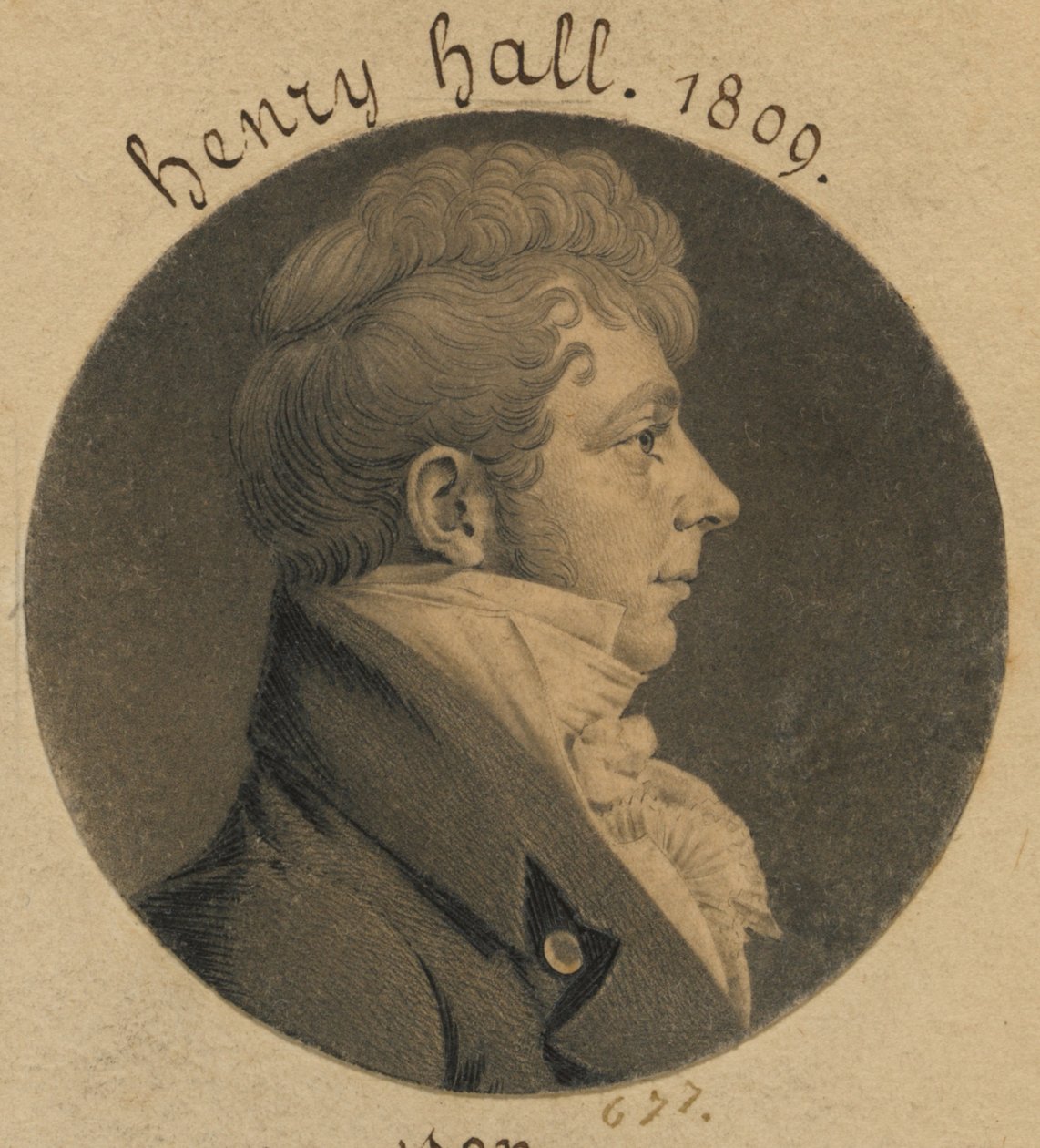 Valószínűleg Henry Hall vagy Sutton Hall alkotó: Charles Balthazar Julien Févret de Saint-Mémin