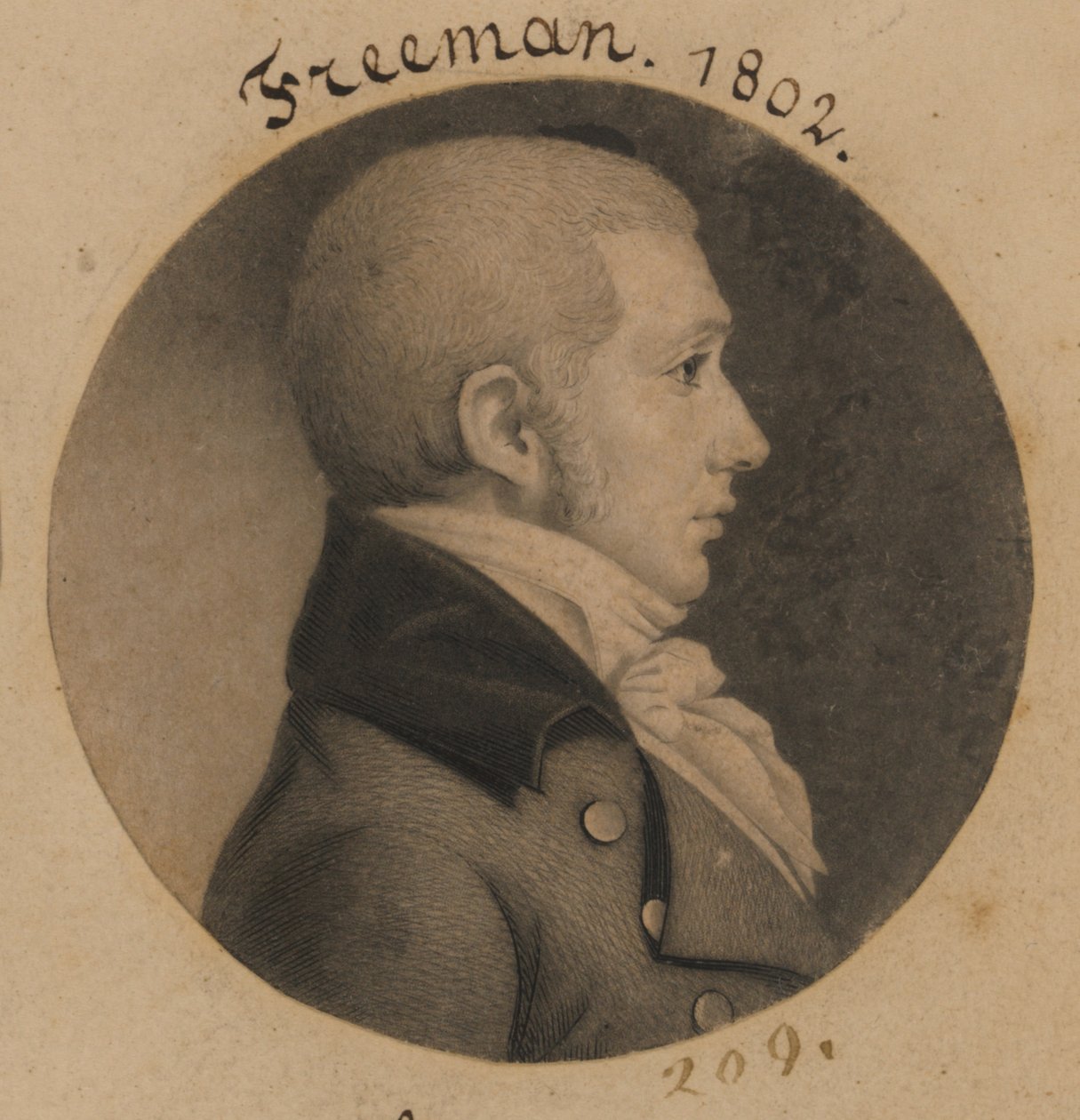 Valószínűleg James Freeman alkotó: Charles Balthazar Julien Févret de Saint-Mémin