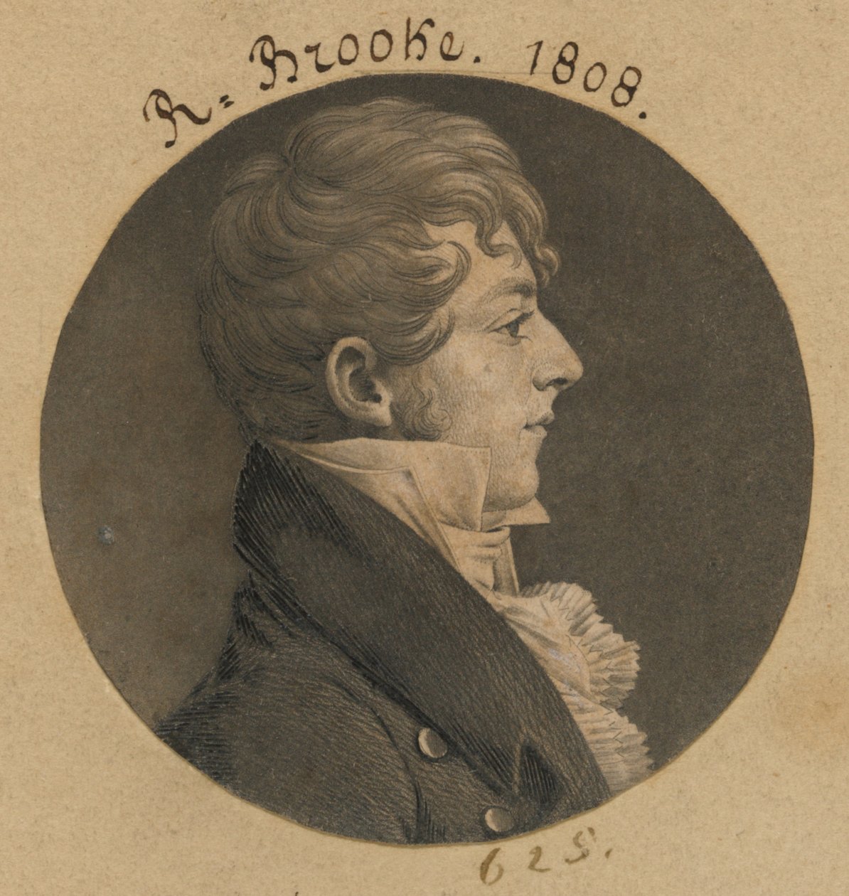 Richard Brooke alkotó: Charles Balthazar Julien Févret de Saint-Mémin