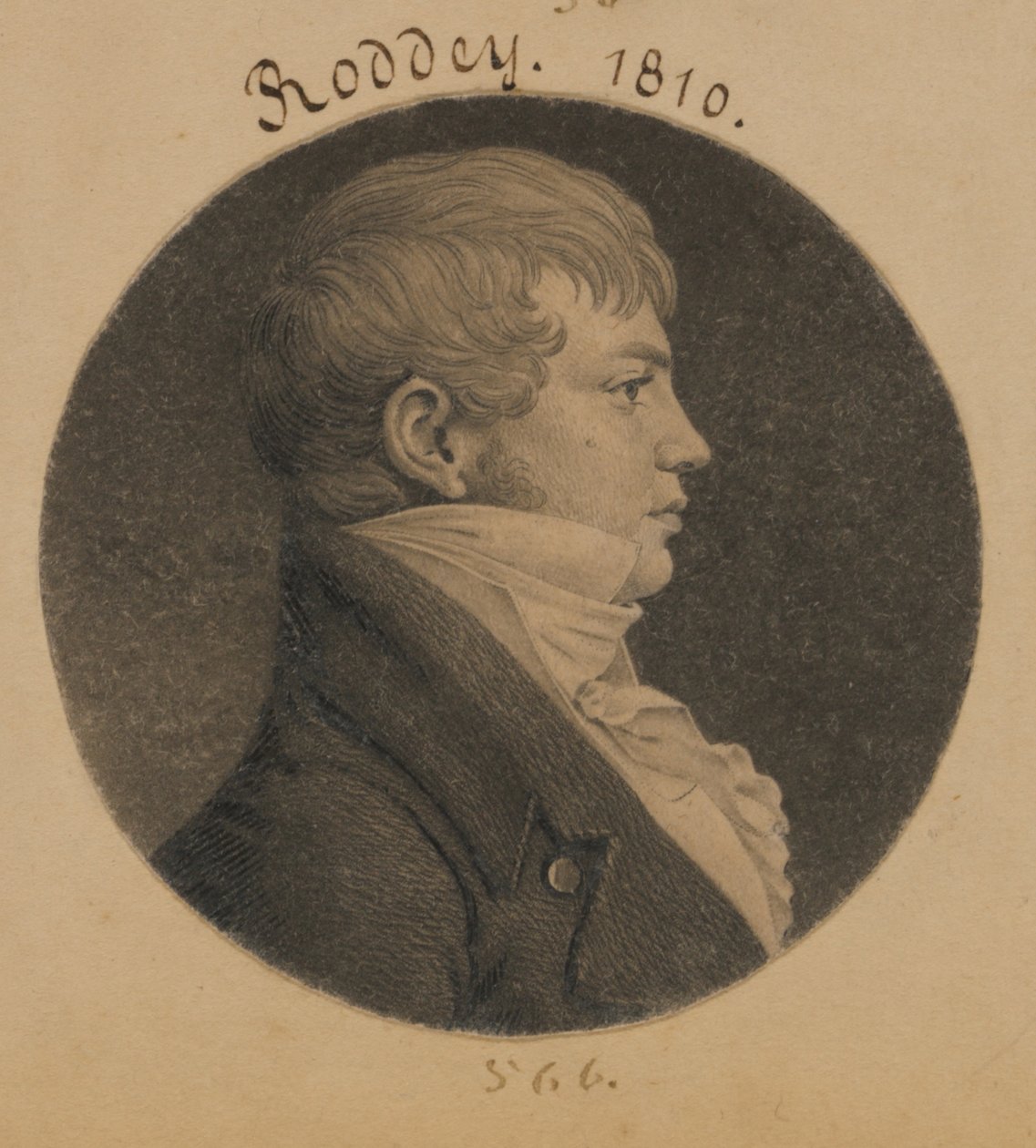 Roddey alkotó: Charles Balthazar Julien Févret de Saint-Mémin