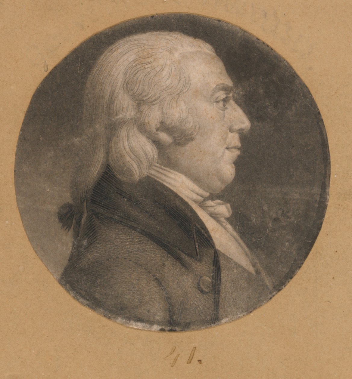 Unbekannter Mann alkotó: Charles Balthazar Julien Févret de Saint-Mémin