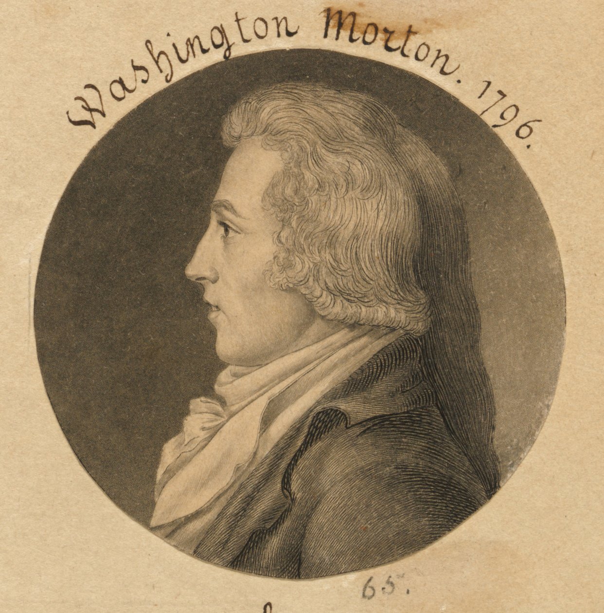 Washington Morton alkotó: Charles Balthazar Julien Févret de Saint-Mémin