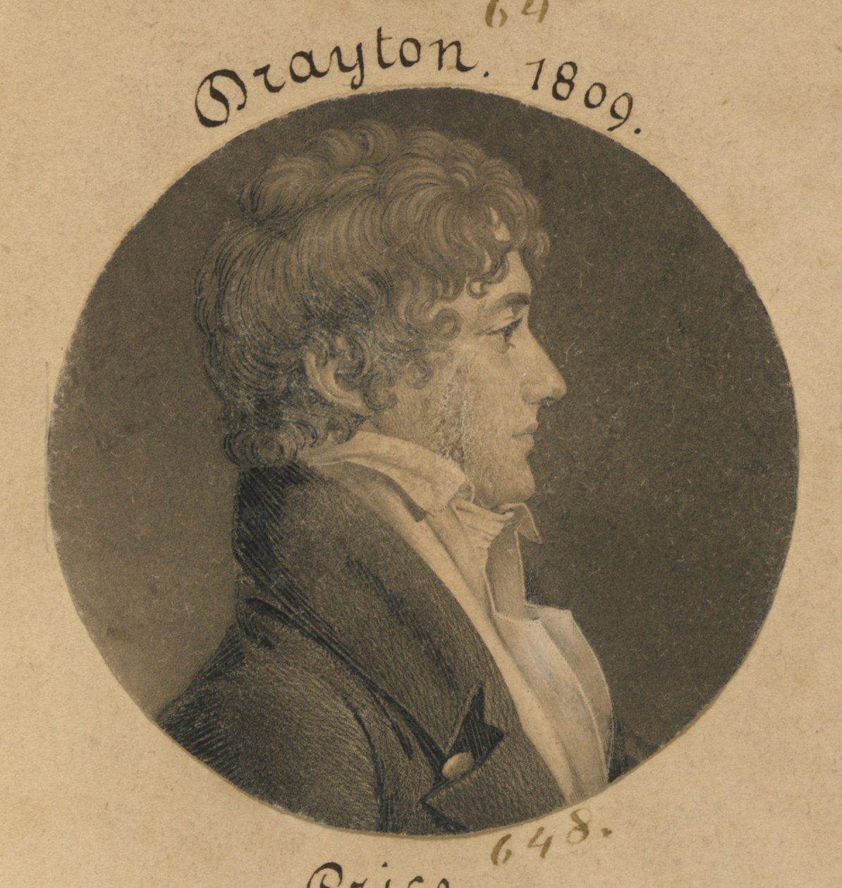William Drayton alkotó: Charles Balthazar Julien Févret de Saint-Mémin