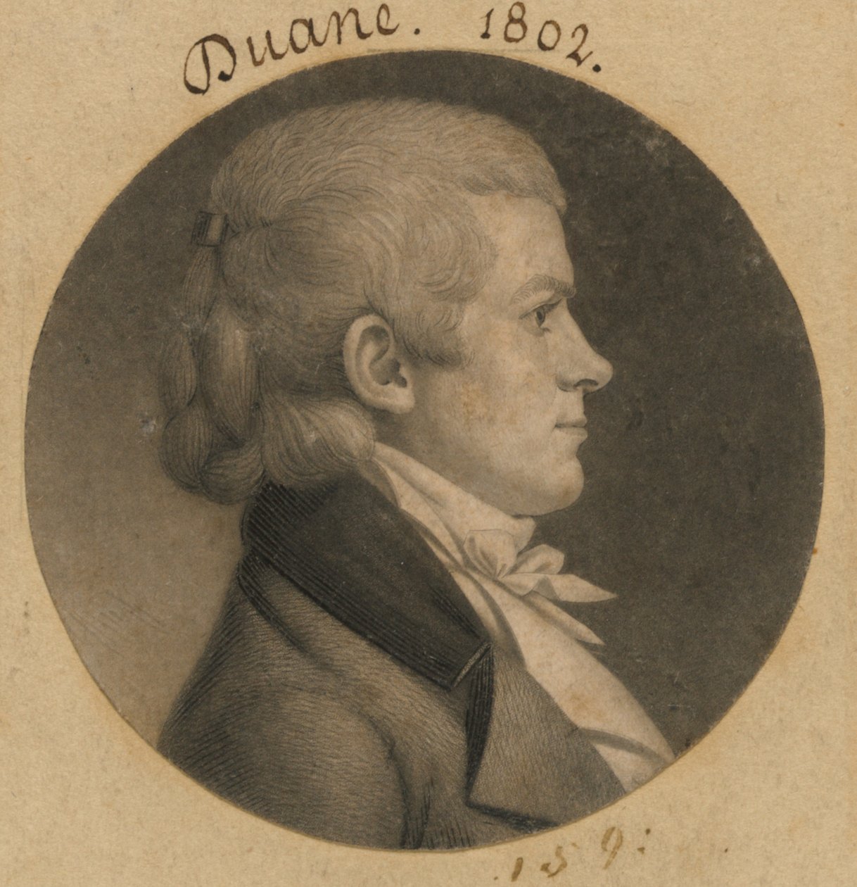William Duane alkotó: Charles Balthazar Julien Févret de Saint-Mémin