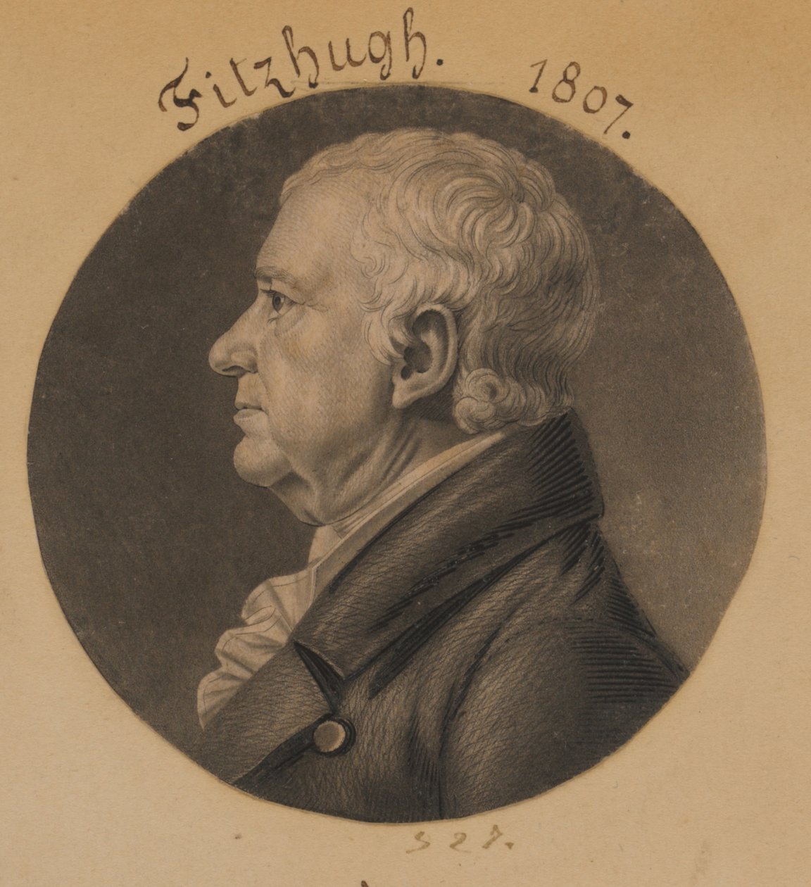 William Fitzhugh alkotó: Charles Balthazar Julien Févret de Saint-Mémin