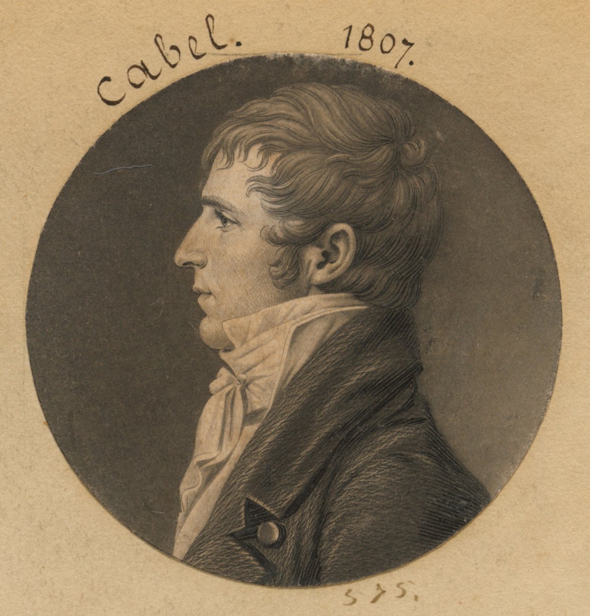 William H. Cabell alkotó: Charles Balthazar Julien Févret de Saint-Mémin