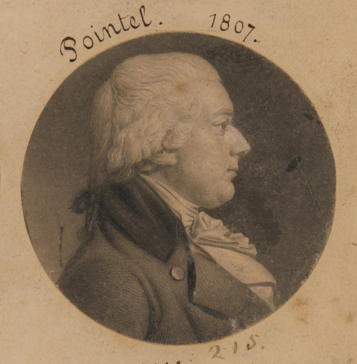 William Poyntell alkotó: Charles Balthazar Julien Févret de Saint-Mémin