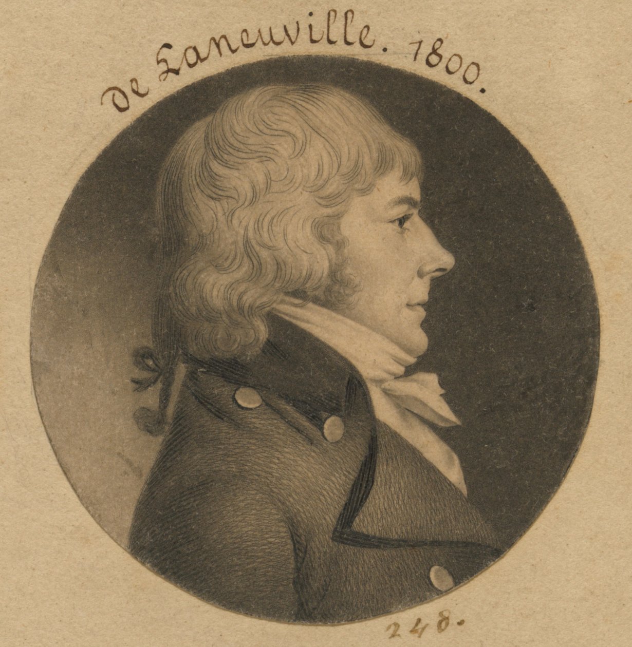 De Laneuville alkotó: Charles Balthazar Julien Févret de Saint-Mémin