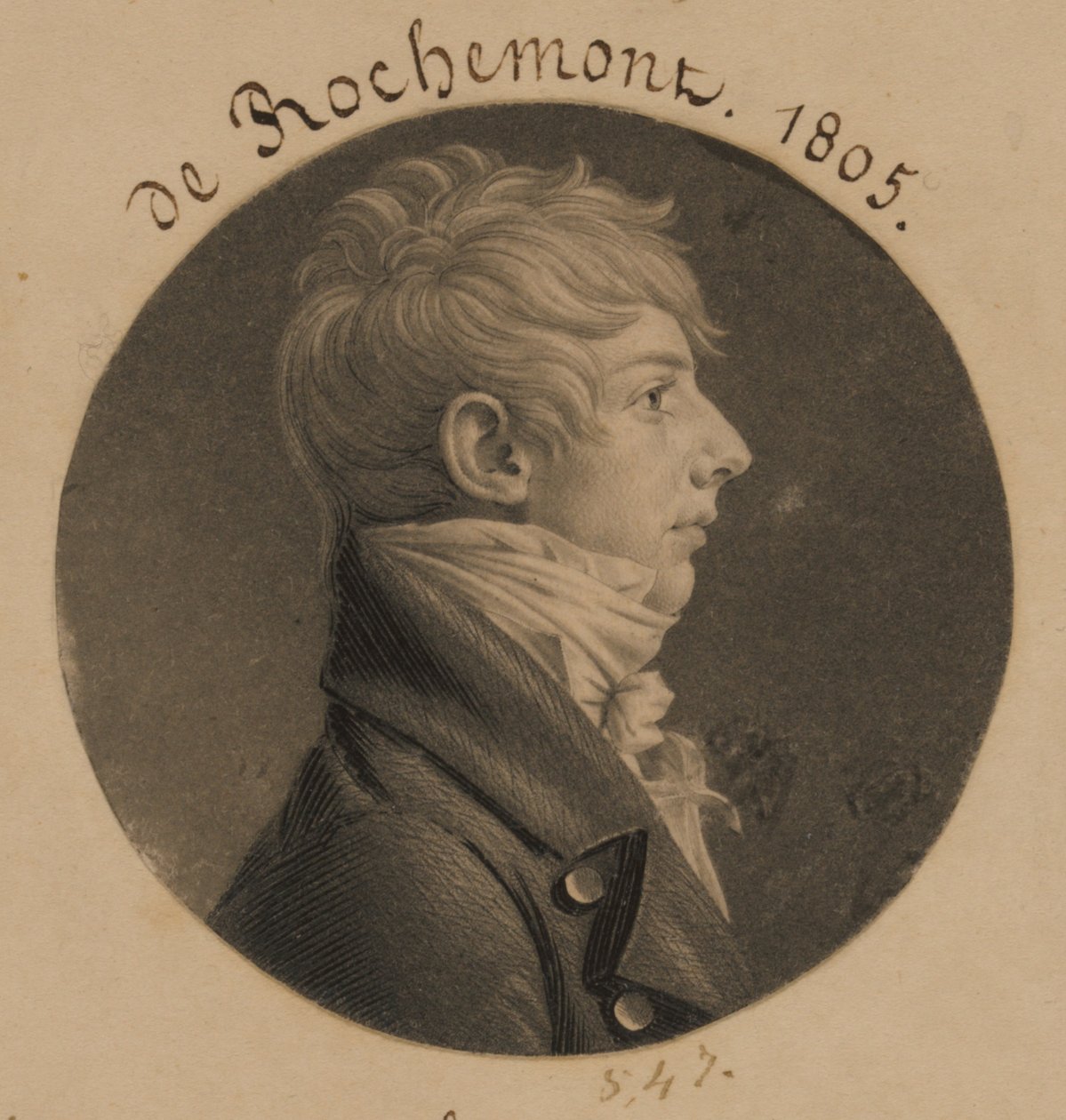 de Rochemont alkotó: Charles Balthazar Julien Févret de Saint-Mémin