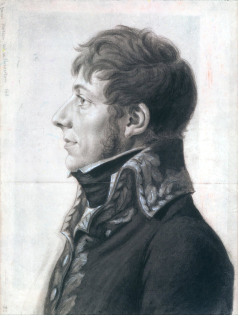 Jean-Victor Moreau, kb. 1806 vagy 1811. alkotó: Charles Balthazar Julien Févret de Saint Mémin