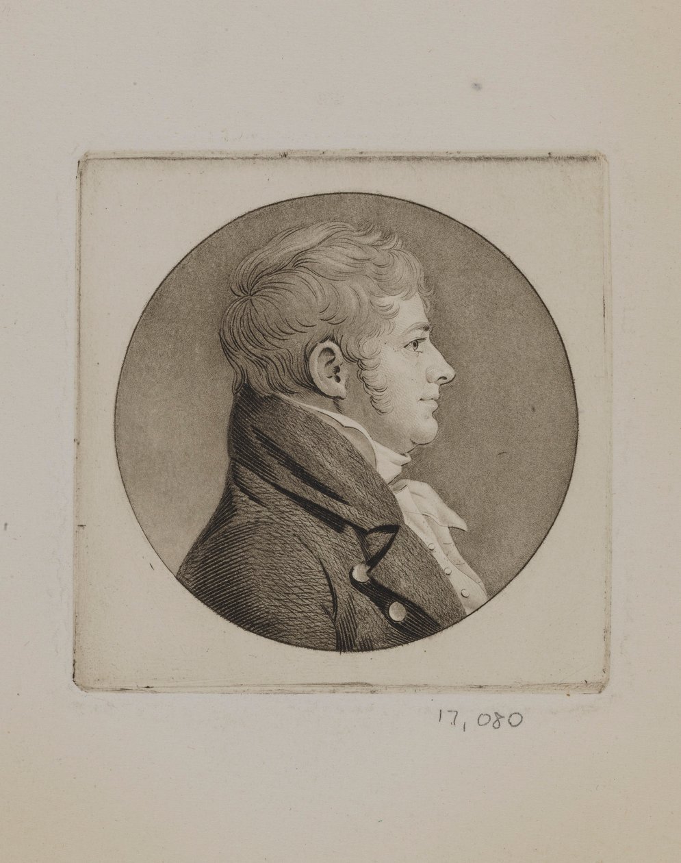 Joseph Hopper Nicholson bíró alkotó: Charles Balthazar Julien Févret de Saint Mémin