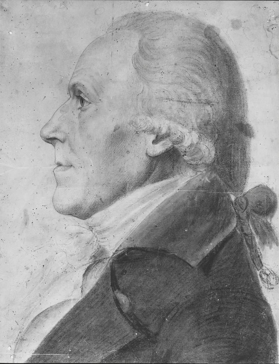 Férfiportré, 1797-98. alkotó: Charles Balthazar Julien Févret de Saint Mémin