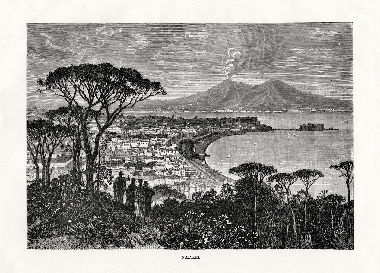 Nápoly, Olaszország, 1879 alkotó: Charles Barbant