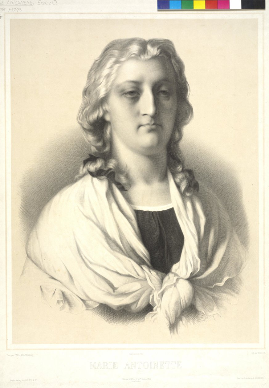 Marie Antoinette osztrák főhercegnő alkotó: Charles Bargue