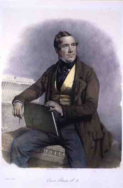 David Roberts R.A. (1776-1864) portréja alkotó: Charles Baugniet
