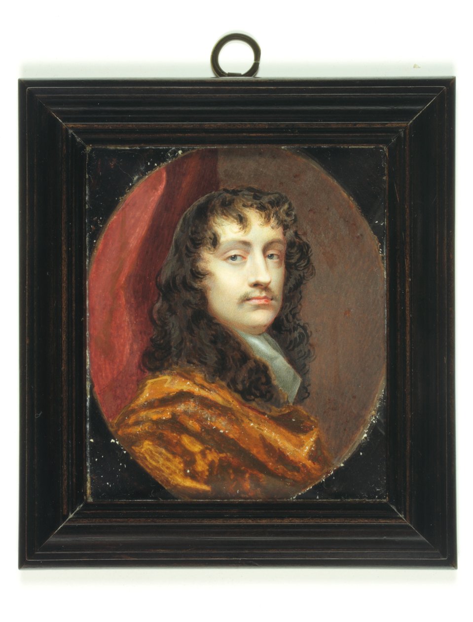 Sir Peter Lely (akvarell elefántcsonton) alkotó: Charles Beale