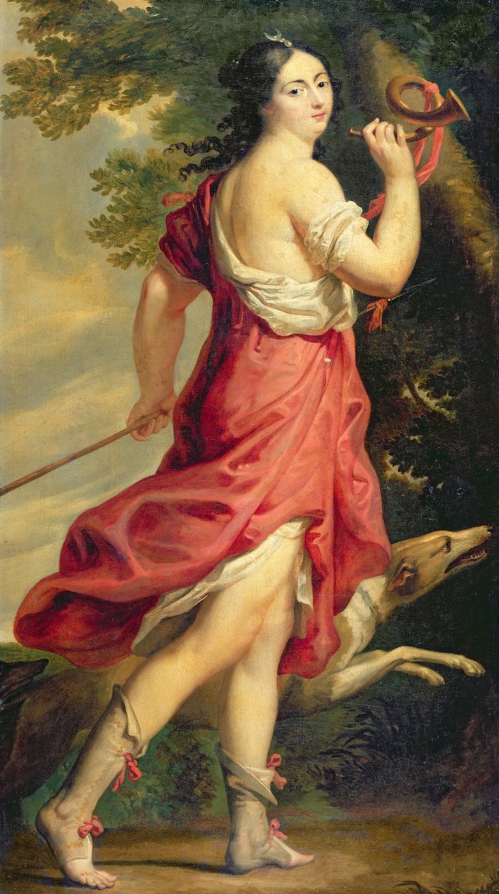 Madame de Montespan mint Diana, a vadásznő alkotó: Charles Beaubrun