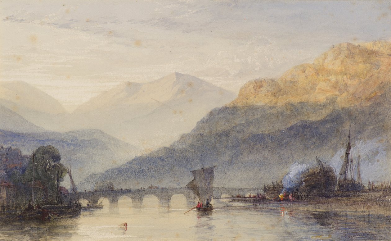 A Felső-Rajnán alkotó: Charles Bentley