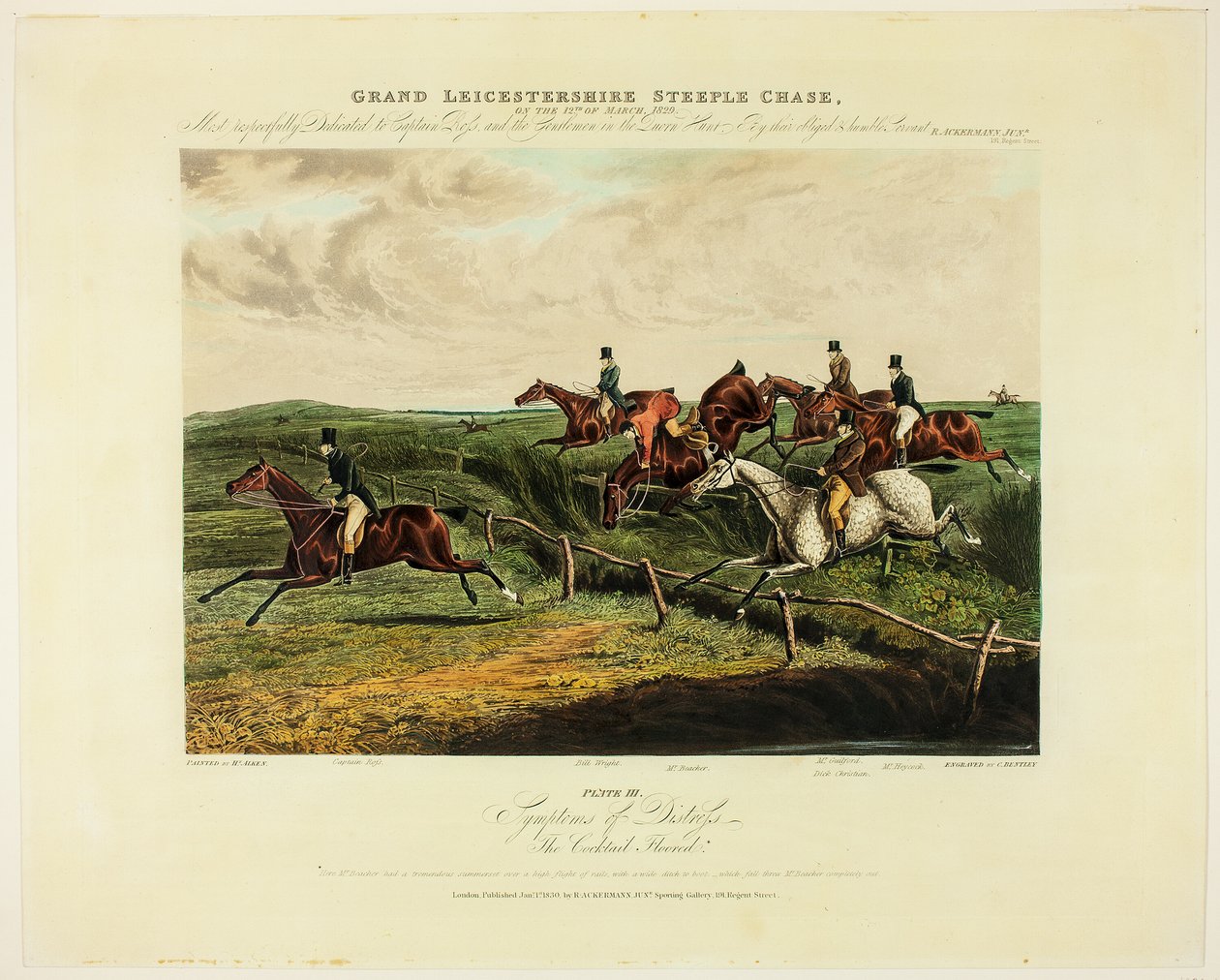 A szorongás tünetei, a The Grand Steeplechase Over Leicestershire című filmből alkotó: Charles Bentley