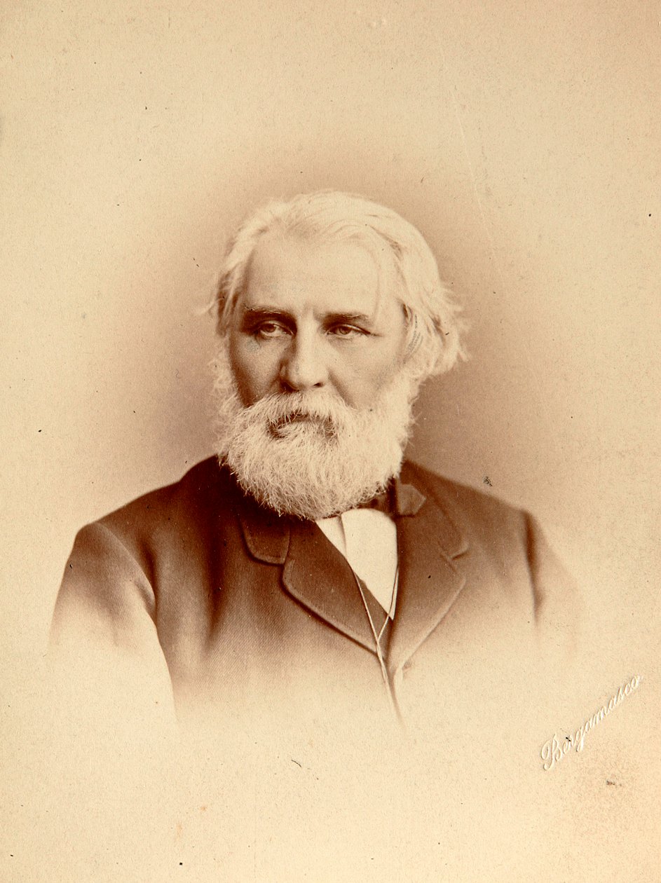 Ivan Turgenyev, orosz író, 19. század vége alkotó: Charles Bergamasco