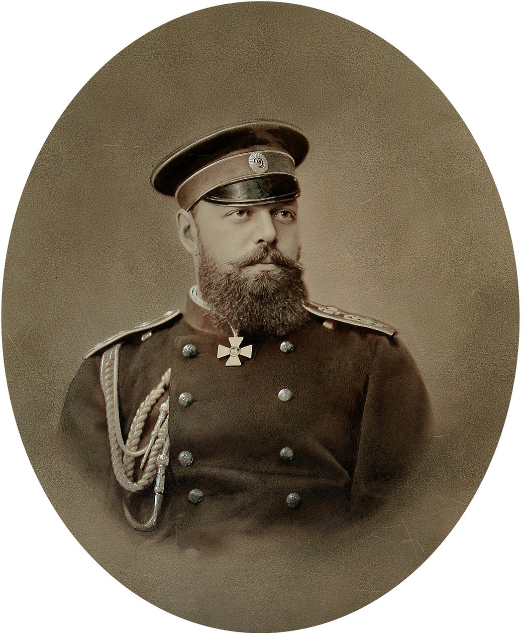 Sándor orosz cár portréja, az 1890-es évek eleje alkotó: Charles Bergamasco