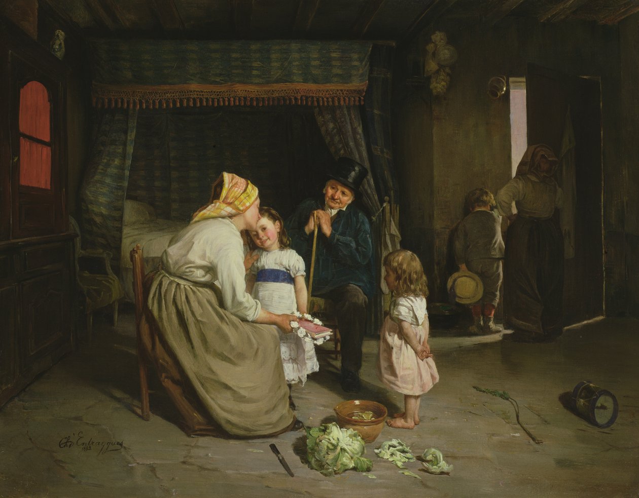 Mielőtt templomba menne alkotó: Charles Bertrand DEntraygues