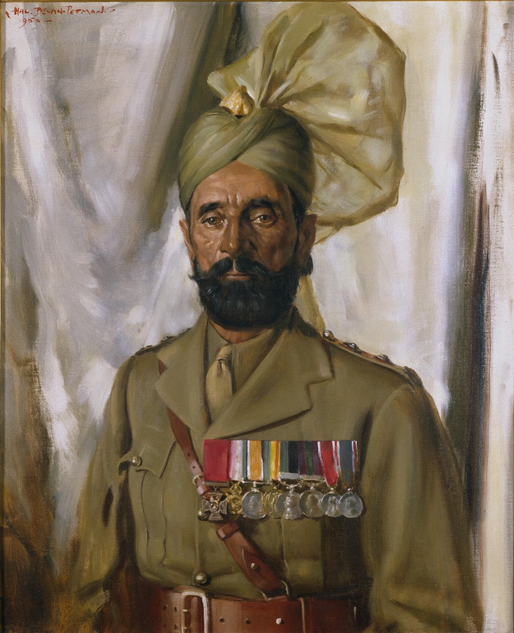 Subaddar Khudadad Khan VC, 10. Baloch Ezred, 1914-35 alkotó: Charles Bevan