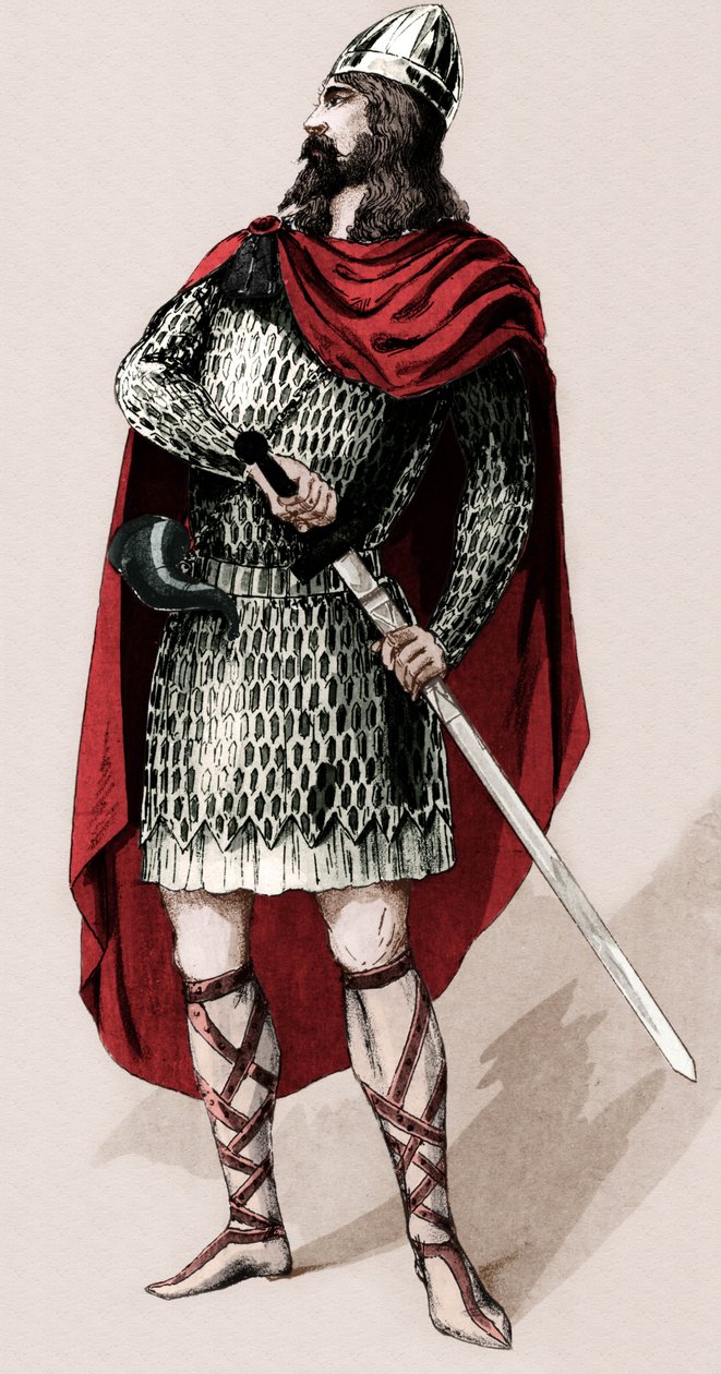 Roland de Roncevaux francia lovag (nyomtatás) alkotó: Charles Bianchini